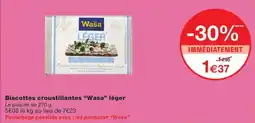 Monoprix Wasa Biscottes croustillantes offre