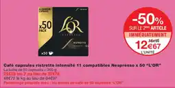 Monoprix L'OR Espresso Ristretto offre