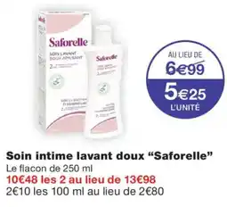 Monoprix Saforelle Soin intime lavant doux offre
