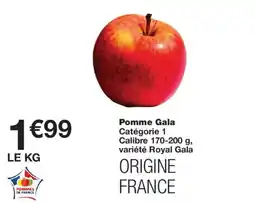 Monoprix Pomme Gala offre
