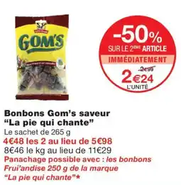 Monoprix GOM'S Bonbons offre