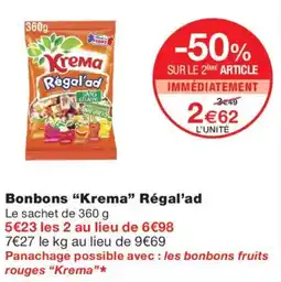 Monoprix Krema Régal'ad offre