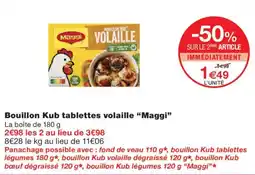 Monoprix Maggi Bouillon Kub volaille offre