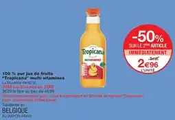 Monoprix Tropicana multi vitamines offre