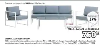 JYSK Ensemble lounge kentucky offre