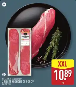 ALDI ST-CLÉMENT LE BOUCHER 2 FILETS MIGNONS DE PORC offre