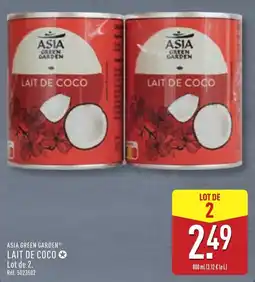 ALDI ASIA GREEN GARDEN LAIT DE COCO offre