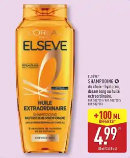ALDI ELSEVE SHAMPOOING offre