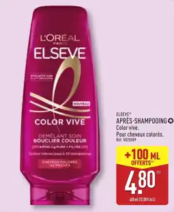 ALDI ELSEVE APRÈS-SHAMPOOING offre