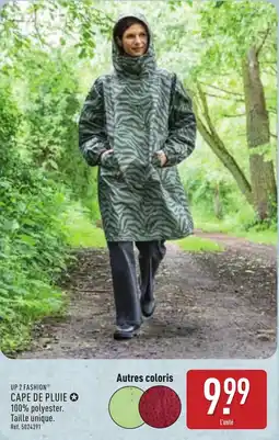 ALDI UP 2 FASHION CAPE DE PLUIE offre