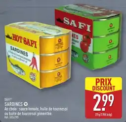 ALDI SAFI SARDINES offre