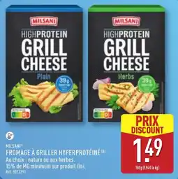 ALDI MILSANI HIGHPROTEIN GRILL CHEESE offre