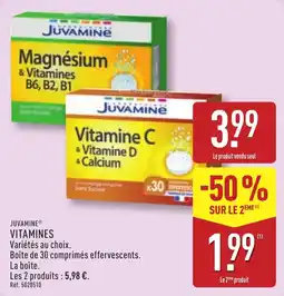 ALDI JUVAMINE Vitamines offre