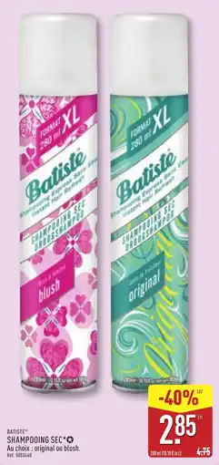 ALDI Batiste Shampooing sec offre