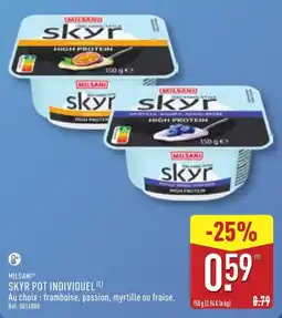 ALDI MILSANI SKYR POT INDIVIDUEL offre