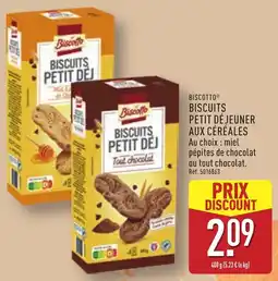 ALDI Biscotto Biscuits petit déjeuner offre
