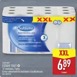 ALDI Sublimo ESSUIE-TOUT offre
