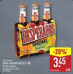 ALDI DESPerados BIÈRE AROMATISÉE offre