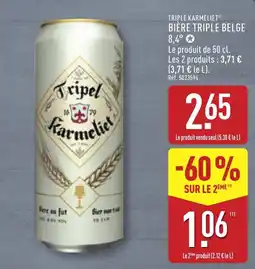 ALDI Triple Karmeliet offre