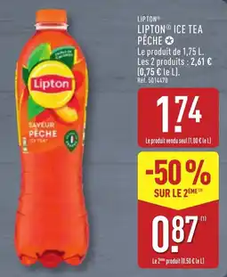 ALDI LIPTON ICE TEA PÊCHE offre
