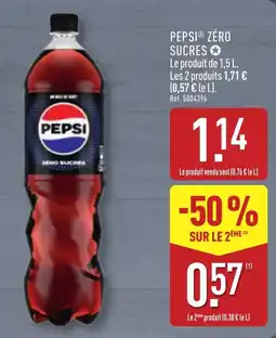 ALDI PEPSI ZÉRO SUCRES offre