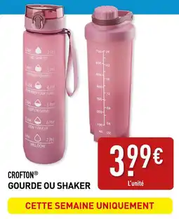 ALDI CROFTON GOURDE OU SHAKER offre