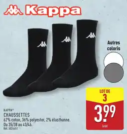 ALDI Kappa CHAUSSETTES offre
