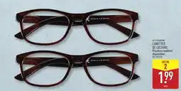 ALDI UP 2 FASHION LUNETTES DE LECTURE offre