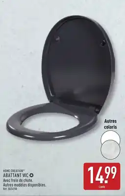 ALDI HOME CREATION ABATTANT WC offre
