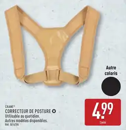ALDI CRANE CORRECTEUR DE POSTURE offre
