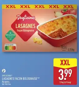 ALDI Daylicious LASAGNES offre