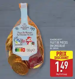 ALDI SEASONS BEST FILET DE PIÈCES EN CHOCOLAT offre