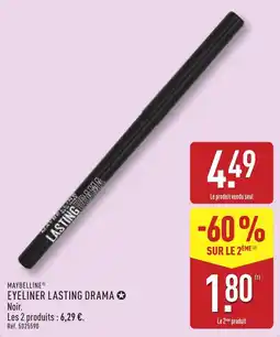 ALDI MAYBELLINE EYELINER LASTING DRAMA offre