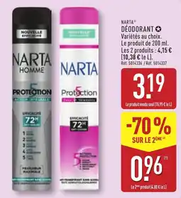 ALDI NARTA Déodorant offre