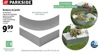 Lidl Bordures De Jardin Parkside offre