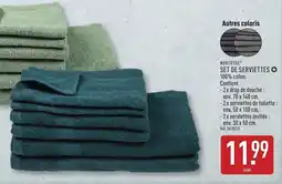 ALDI NOVITESSE SET DE SERVIETTES offre