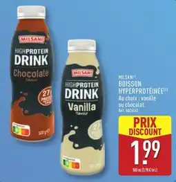 ALDI MILSANI HIGHPROTEIN DRINK offre