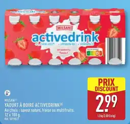 ALDI MILSANI YAOURT À BOIRE ACTIVEDRINK offre