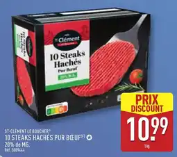 ALDI St-Clement 10 Steaks Hachés Pur Bœuf offre