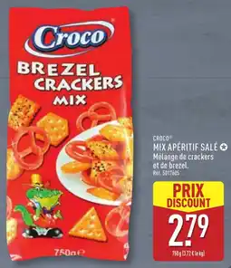 ALDI Croco BREZEL CRACKERS MIX offre