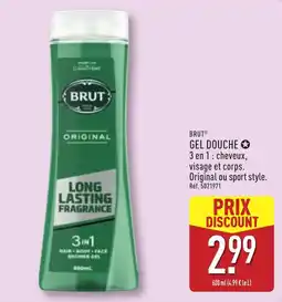 ALDI BRUT GEL DOUCHE offre