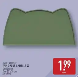 ALDI CACHET & ROMEO TAPIS POUR GAMELLE offre