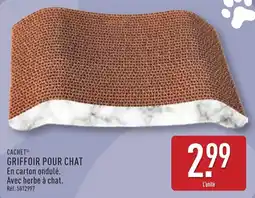 ALDI CACHET GRIFFOIR POUR CHAT offre