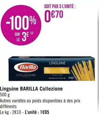 Barilla linguine collezione
