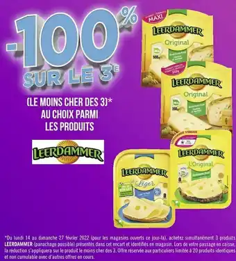 Géant Casino Leerdammer bon plan sur les produits de la marque leerdammer offre
