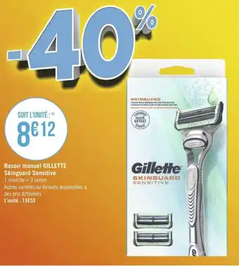 Gillette rasoir manuel skinguard sensitive