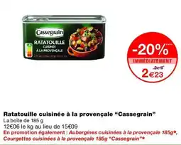 Monop' Cassegrain Ratatouille cuisinée à la provençale offre