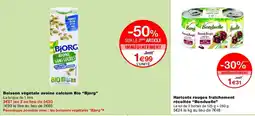 Monop' Bjorg Boisson végétale avoine calcium offre