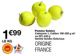 Monop' Pomme Golden offre
