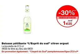 Monop' L'Esprit du Sud citron orgeat offre